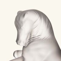 لاليك منحوتة الحصان تيرامينيرال صغيرة شفافة