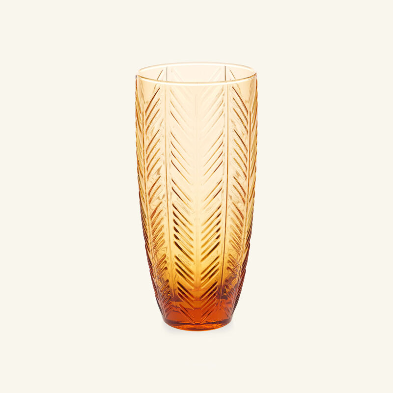 ZIG ZAG Champagne Glass Orange missoni home zig zag champagne glass orange