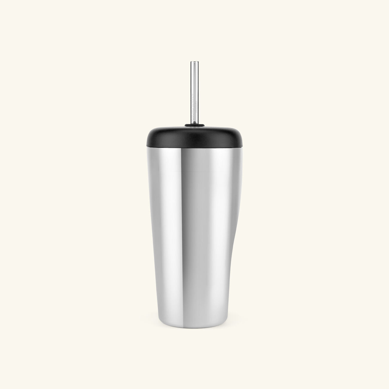georg jensen sky travel cup with straw silver 0 4l