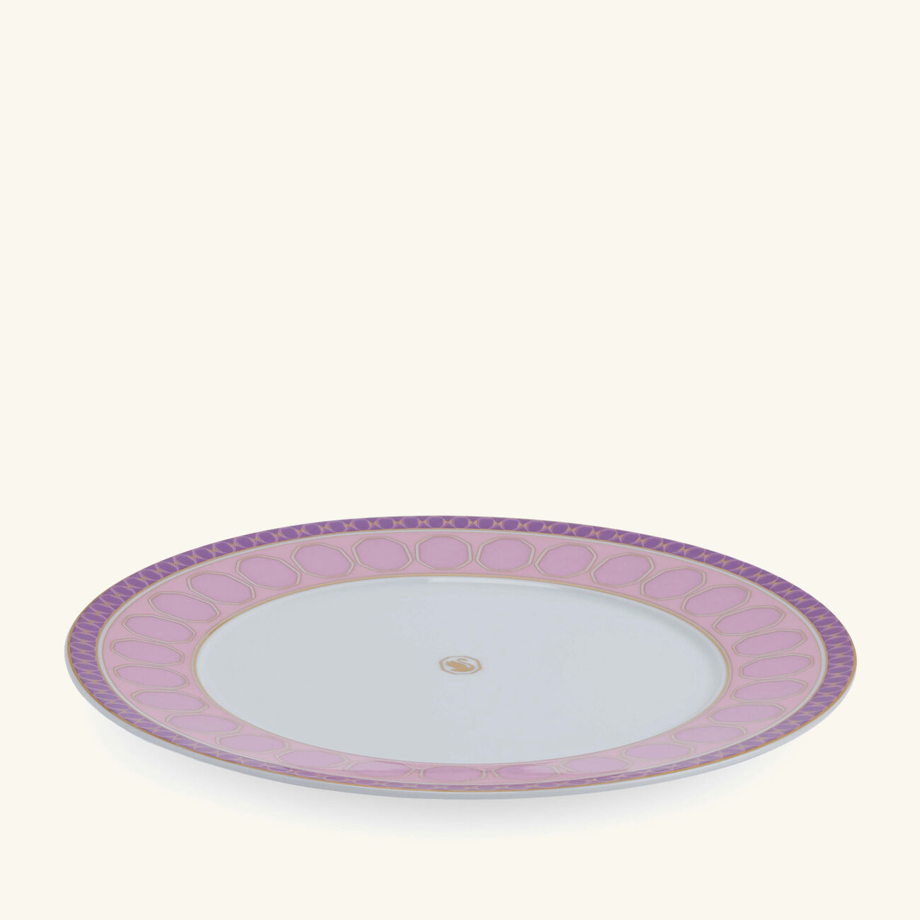 rosenthal signum rose plate round pink 23cm