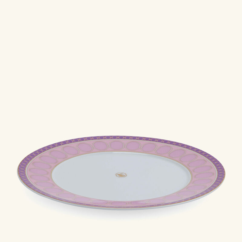 rosenthal signum rose plate round pink 23cm