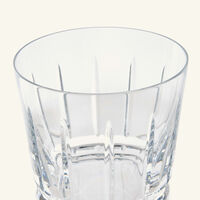 baccarat harlequin drinking glass clear set of 2