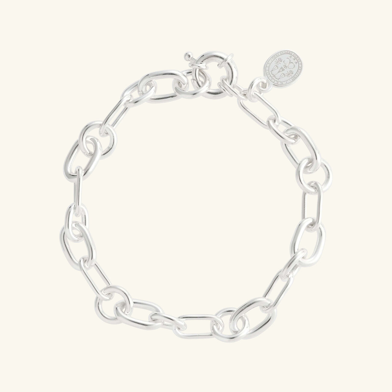 Chri-Chri Chain Bracelet Sterling Silver Size 1 christofle chri chri chain bracelet sterling silver size 1