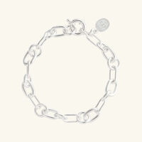 Chri-Chri Chain Bracelet Sterling Silver Size 1 christofle chri chri chain bracelet sterling silver size 1