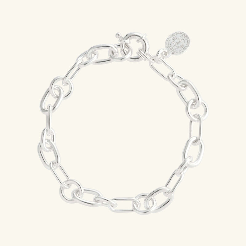 Chri-Chri Chain Bracelet Sterling Silver Size 1 christofle chri chri chain bracelet sterling silver size 1