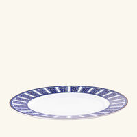 baccarat arcadia dessert plate round blue 21cm set of 2