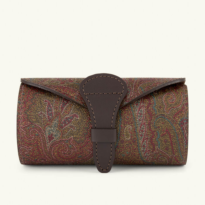 إيترو علبة الساعات أرنيكا باللون البني