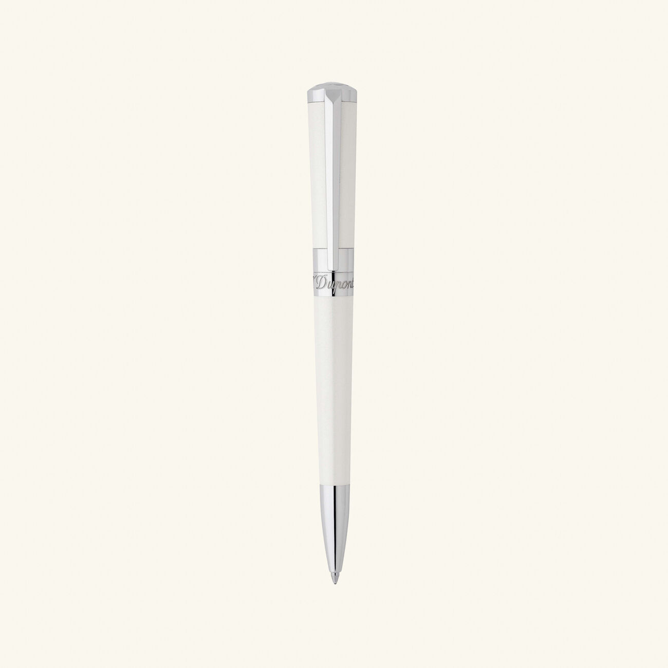Liberte Ballpoint Pen White st dupont liberte ballpoint pen white