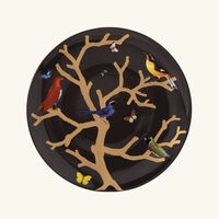 Aux Oiseaux Soup Plate Round Black 36cm bernardaud aux oiseaux soup plate round black 36cm