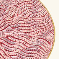 برناردو طبق كبير من مجموعة براكينييه دائري أحمر 20 سم