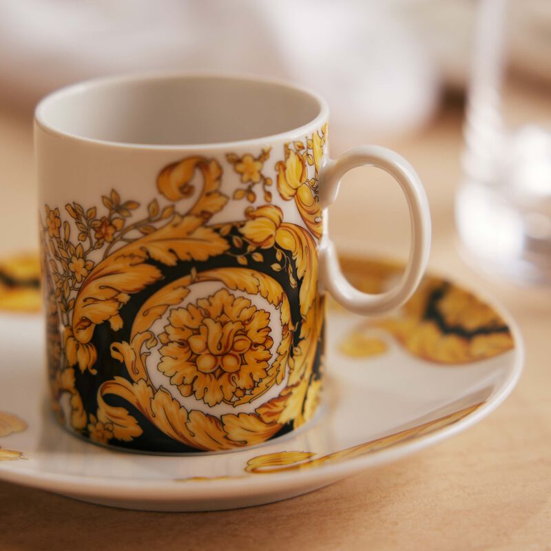 Barocco 92 Espresso Cup & Saucer versace barocco 92 espresso cup saucer