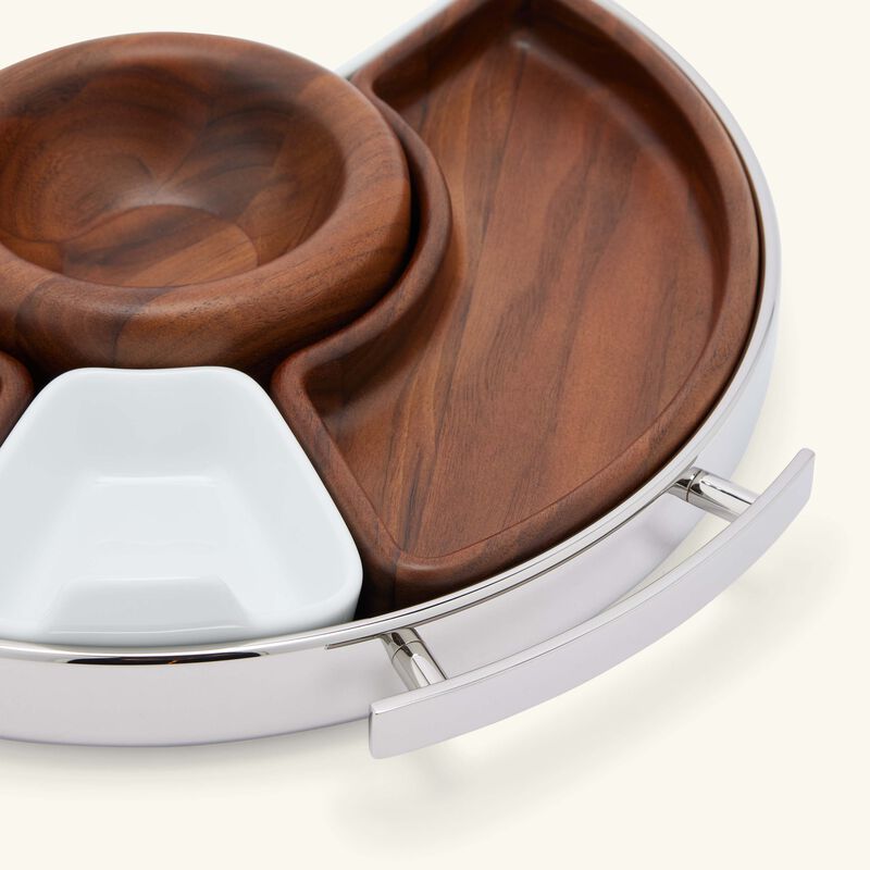 كريستوفل صينية مود متوسطة باللون الفضي