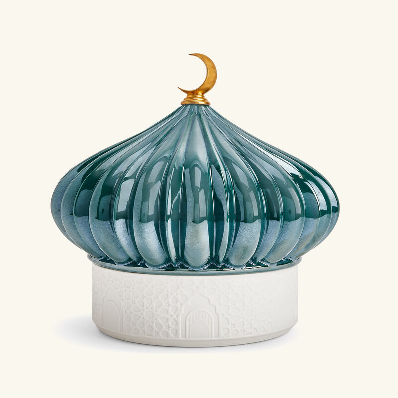 lladro majestic nights box with 4 plates green