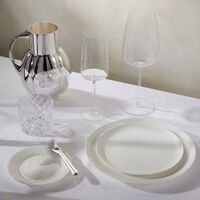 كريستوفل مفرشة الزبدة إنفيني باللون الفضي