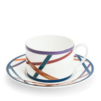 Nastri Tea Cup & Saucer - Set of 2 in a Luxury Box, small