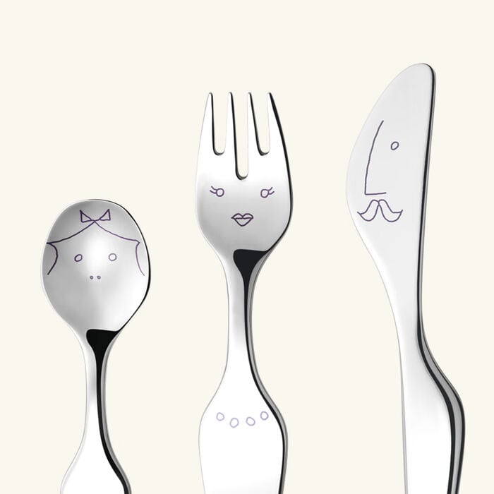 Alfredo The Twist Cutlery Silver Set Of 4 georg jensen alfredo the twist cutlery silver set of 4