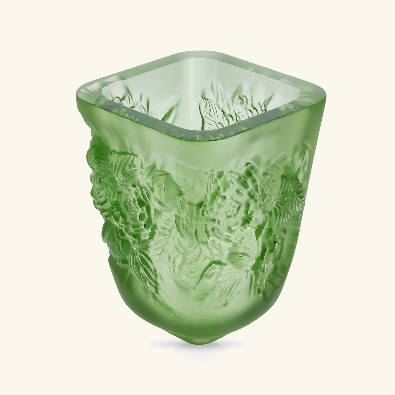 Pivoines Vase Mini Green lalique pivoines vase mini green