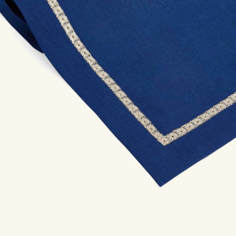 Rosely Placemat Blue Set Of 6 catherine denoual rosely placemat blue set of 6