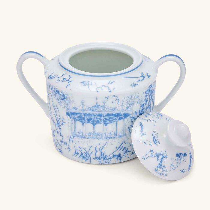 bernardaud tout paris sugar bowl blue