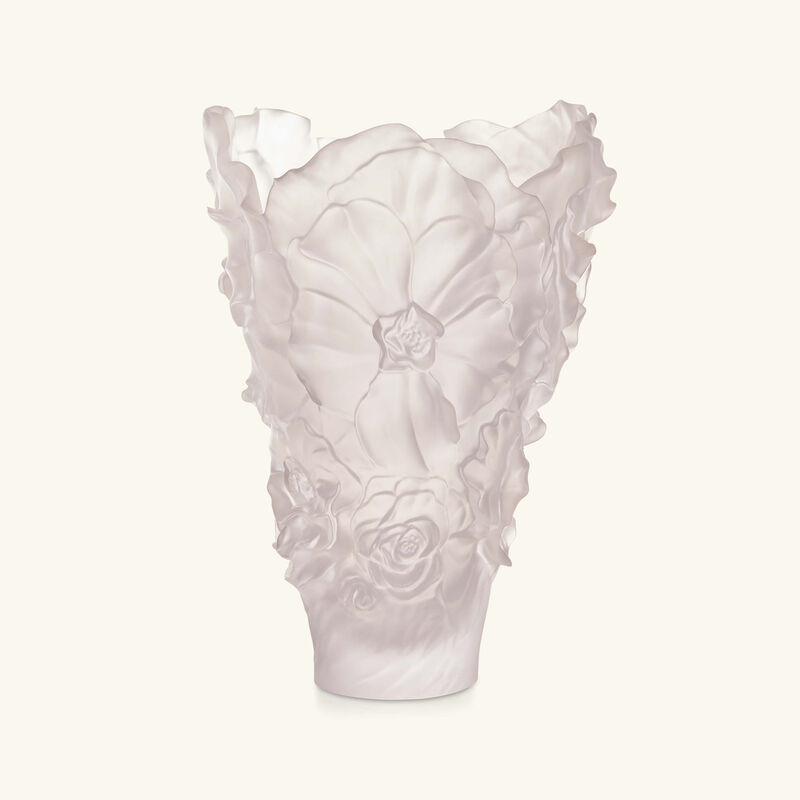 Camellia Vase Large White daum camellia vase large white