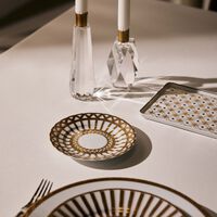 بينتو باريس طبق الخبز فانري ذهبي 15 سم