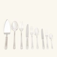 كريستوفل طقم الفضيات آريا مؤلف من 75 قطعة باللون الفضي  لـ12 شخصاً