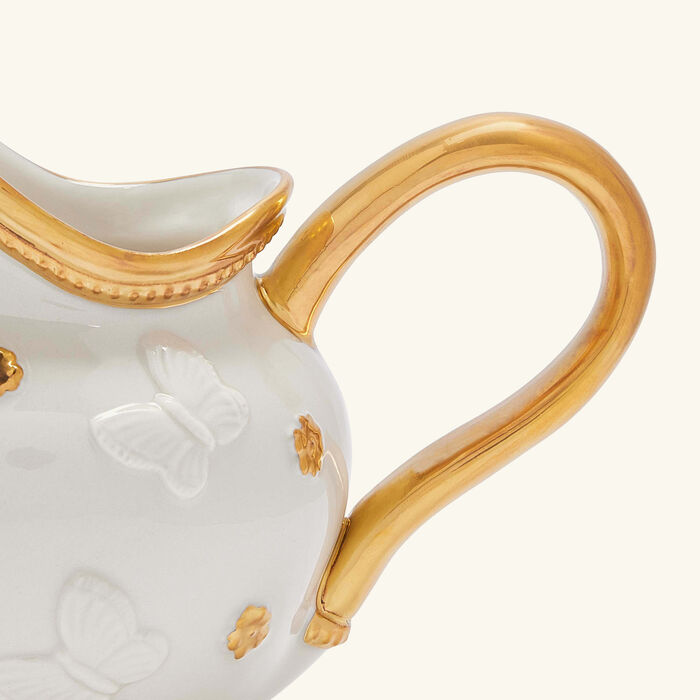 villari butterfly milk pitcher white