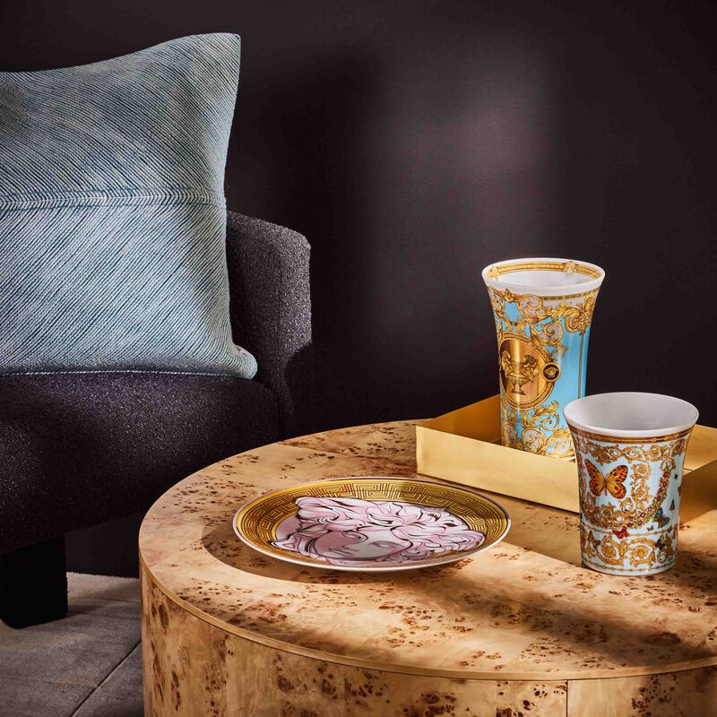 le jardin de versace vase small blue