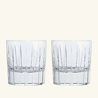 christofle iriana wine glass set of 2 clear