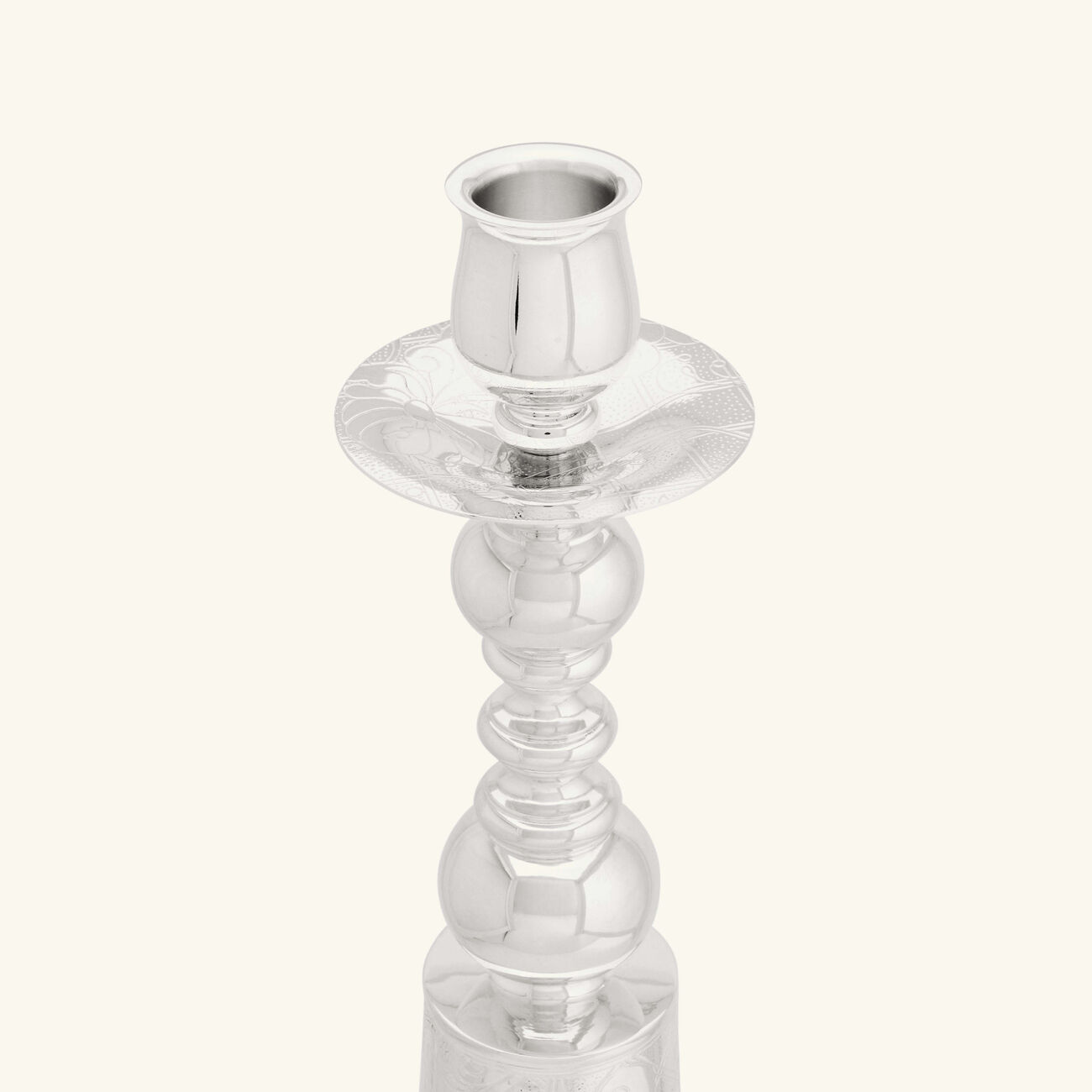 christofle jardin d eden candle holder silver plated