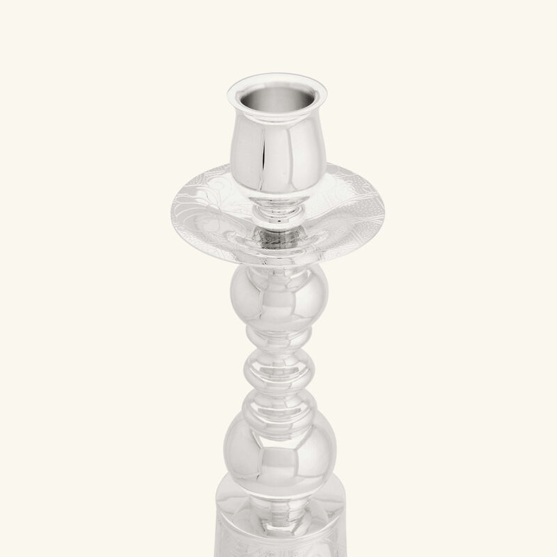 christofle jardin d eden candle holder silver plated