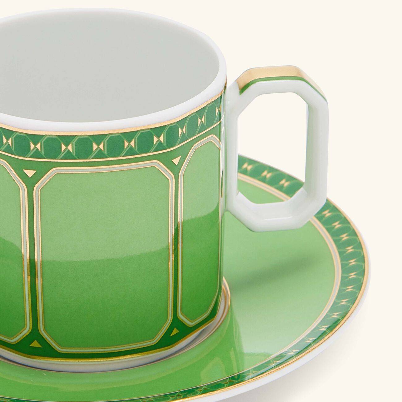 Signum Fern Coffee Cup & Saucer Green rosenthal signum fern coffee cup saucer green