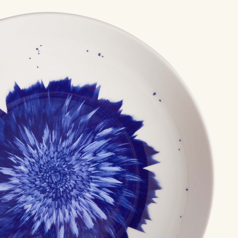 bernardaud in bloom soup bowl blue 19cm