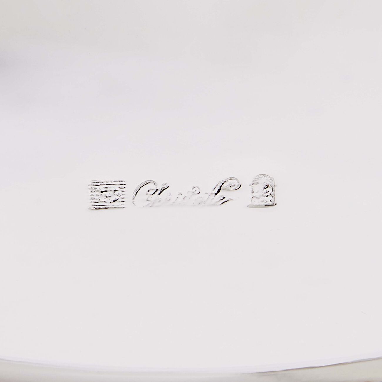 christofle vertigo serving tray round medium silver plated