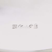 christofle vertigo serving tray round medium silver plated