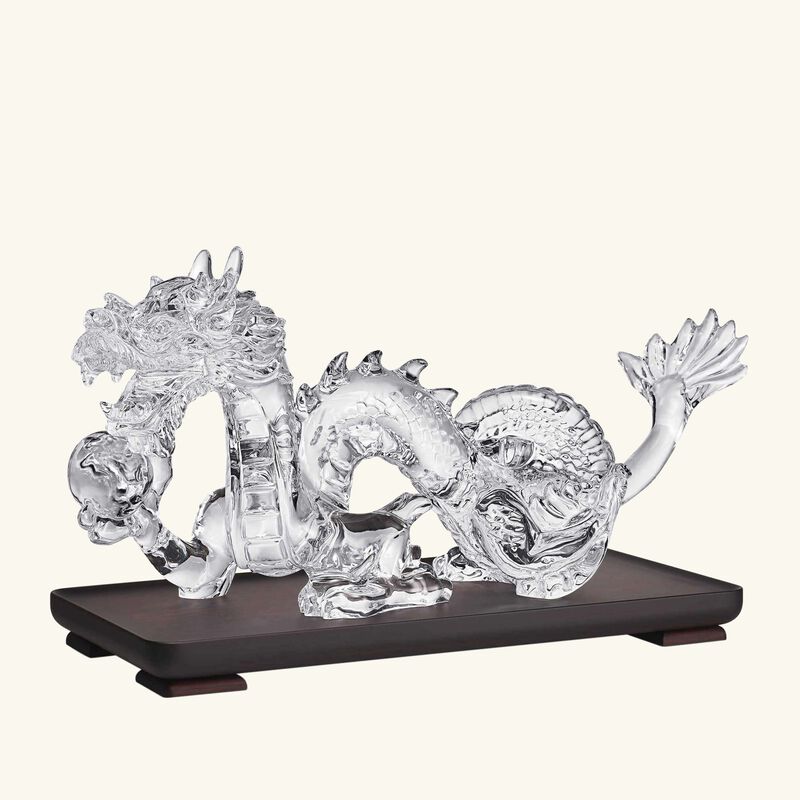باكارا منحوتة زودياك على شكل تنّين بالحجم الكبير جدًا   إصدار محدود