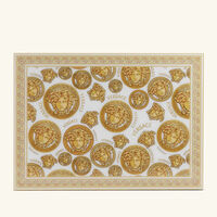 versace medusa amplified placemat white set of 2