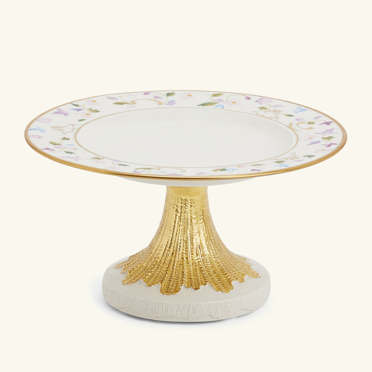 villari taormina cake stand white