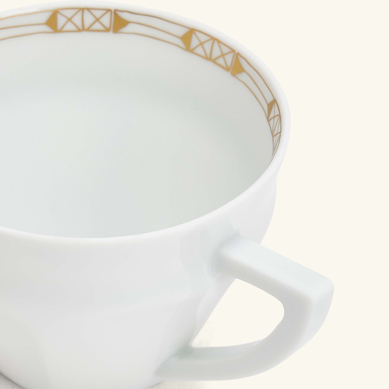 baccarat talleyrand tea cup   saucer set of 2 gold