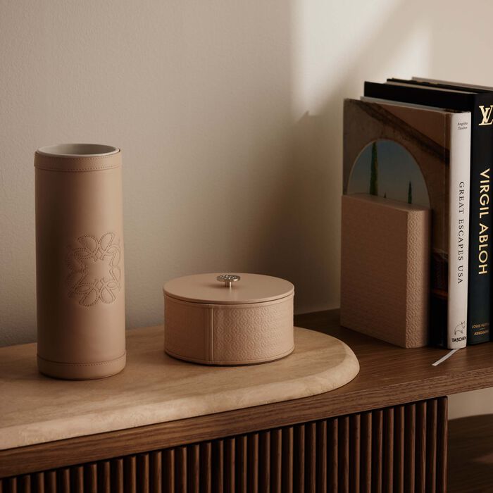 جيوبانيارا وعاء المقتنيات الصغيرة إيلي صعب تورون مستدير متوسط باللون البيج