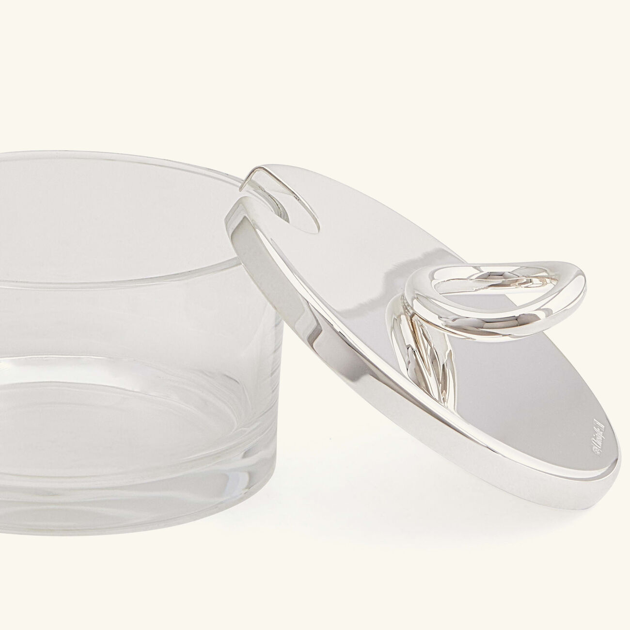 christofle vertigo condiment dish silver plated 6cm