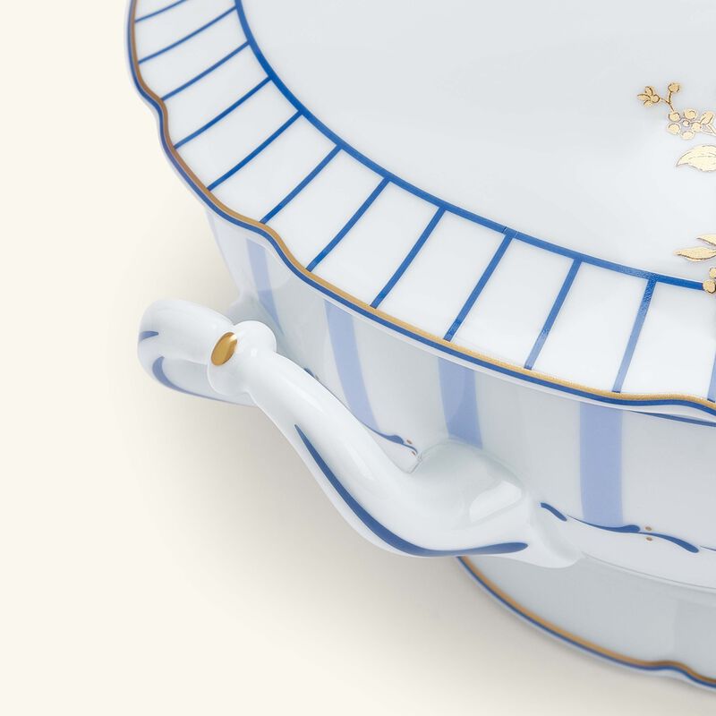 Brocante Soup Tureen Blue bernardaud brocante soup tureen blue