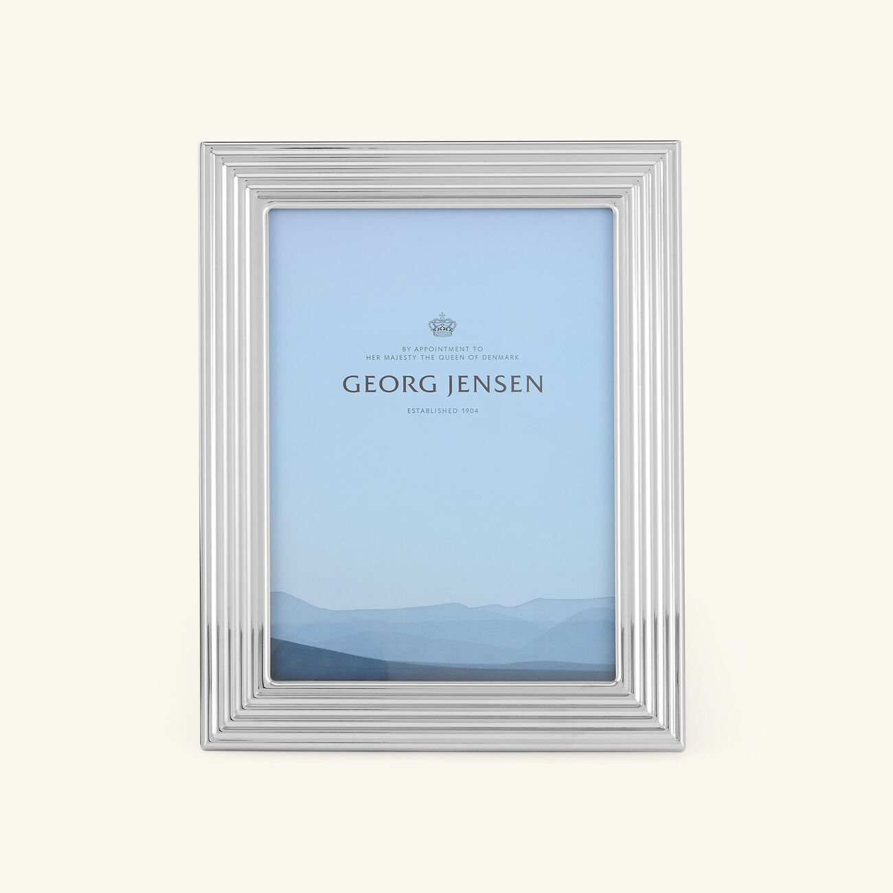 georg jensen bernadotte picture frame silver medium