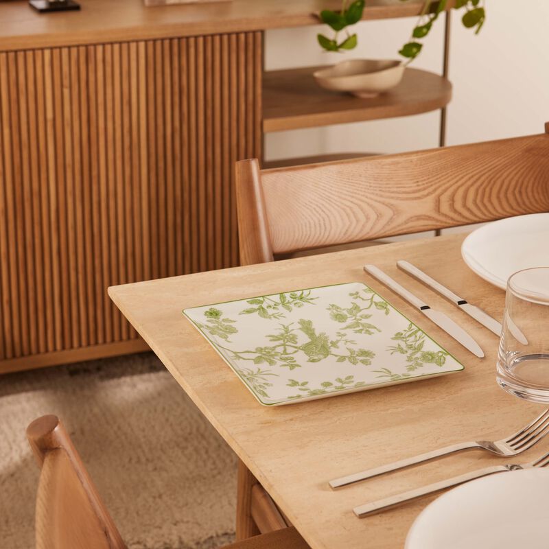 Albertine Tray Rectangular Green bernardaud albertine tray rectangular green