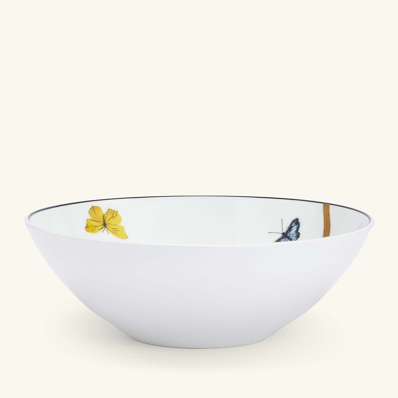 Aux Oiseaux Bowl Round Gold 17cm bernardaud aux oiseaux bowl round gold 17cm