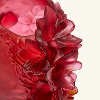 daum safran vase small orange