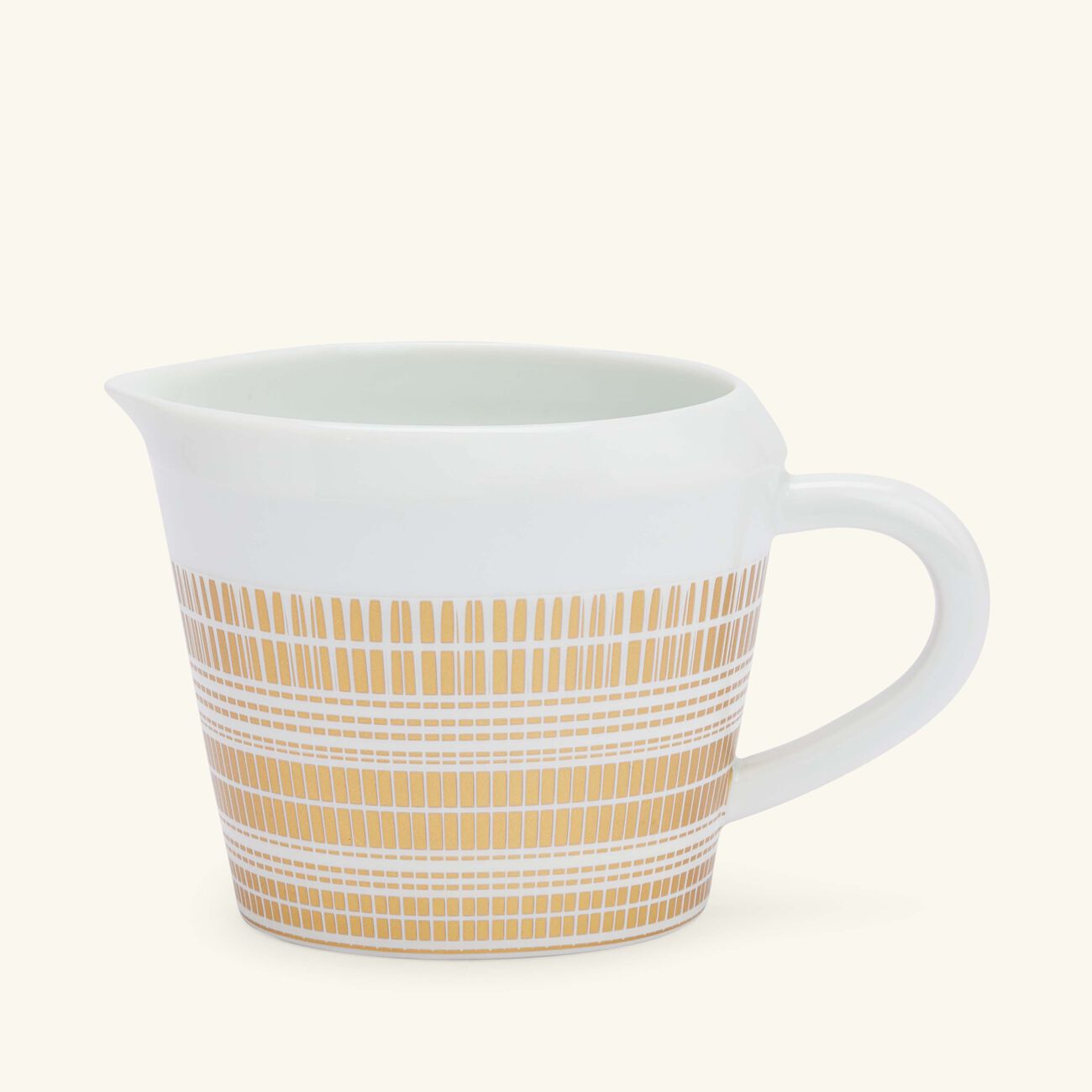 bernardaud canisse milk pitcher gold