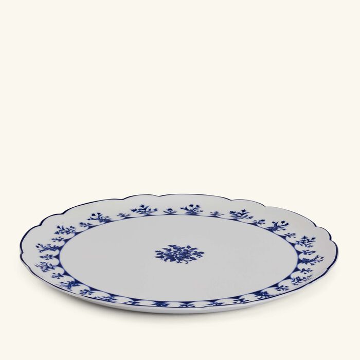 bernardaud chateaubriand couleur pie dish round blue 32cm