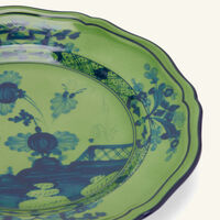 جينوري 1735 طبق الخبز أوريينتي إيتاليانو مالاكيت دائري أخضر 17 سم