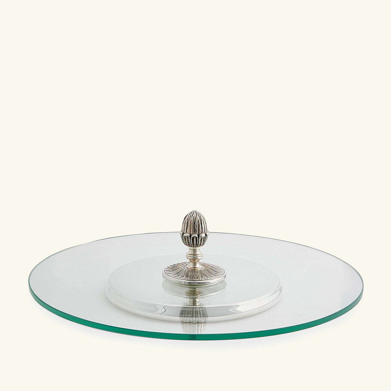 كريستوفل صينية الجبن مالميزون متوسطة باللون الفضي